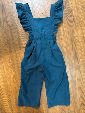 Dash and of Glitter Girls Corduroy  Ruffle-Strap One-Piece Romper. Versatile